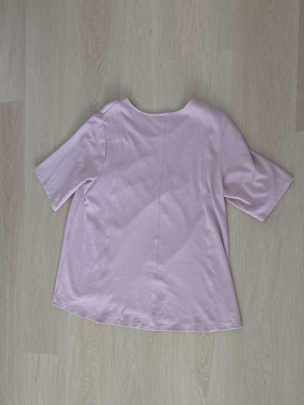 J. Jill Wearever Collection Scoop Crew Neck Purple Mauve Pink Lavender Shirt - Picture 9 of 9
